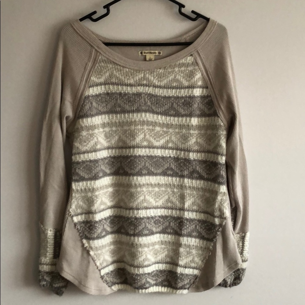 Large sweater/thermal top